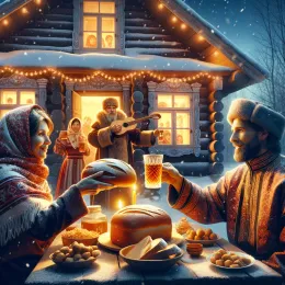 Листівка Прийміть Нові Починання: Побажання та Роздуми на Старий Новий Рік