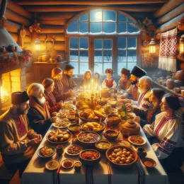 Greeting Card “Embrace Hope and Joy This Old New Year Celebration”