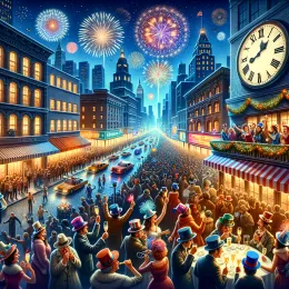 Greeting Card New Year’s Eve Reflection: Embrace Joy and New Adventures