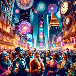 Greeting Card New Year Reflections: Embrace Joy, Gratitude, and Adventure