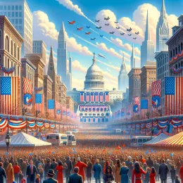 Листівка Прийміть Нові Початки: Обіцянка Дня Інаугурації