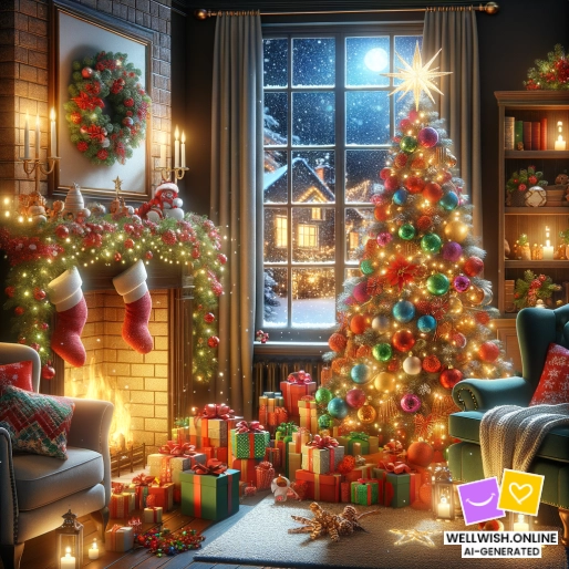 Открытка Рождественское утро: Откройтесь радости, творчеству и спокойствию