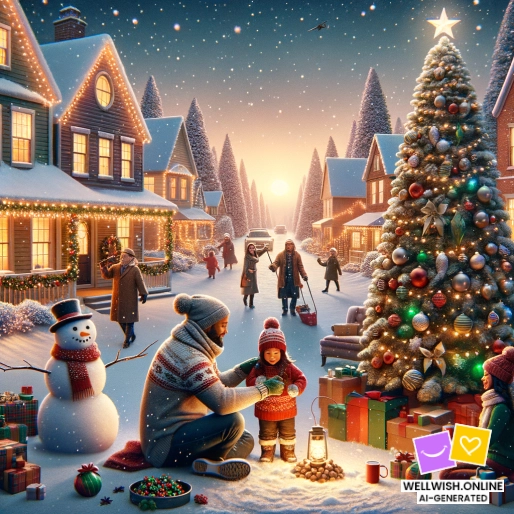 Листівка Магічне Різдво: Відчуйте Радість і Тепло Цього Сезону