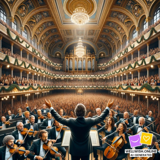 Открытка Гармония Нового года: Музыка, Радость и Приключения Жизни