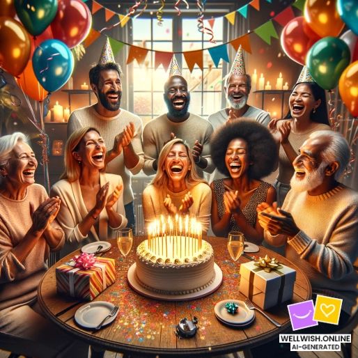 Greeting Card Celebrate Your Special Day: Embrace Joy and New Beginnings