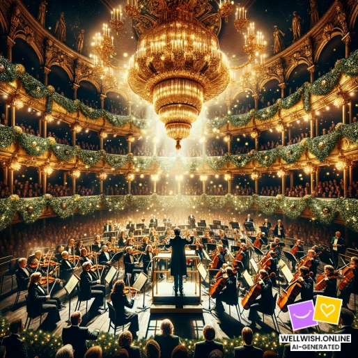 Открытка Оркеструйте свой Новый год с гармонией и радостью