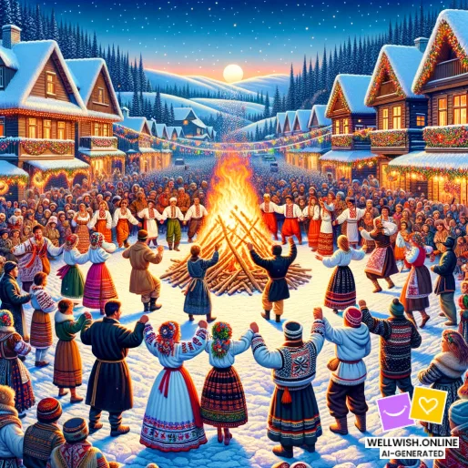 Greeting Card “Embrace New Beginnings: Celebrate Malanka with Joy and Hope”