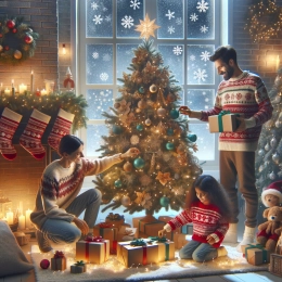 Greeting Card Find Joy and Peace This Christmas Season