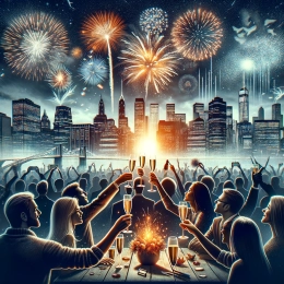 Greeting Card New Year Blessings: Joy, Adventure, and Endless Possibilities