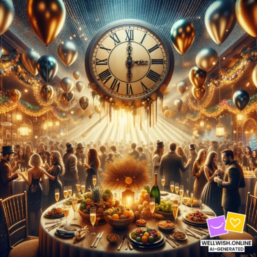 Greeting Card New Year Reflections: Embrace Dreams and Joyful Moments