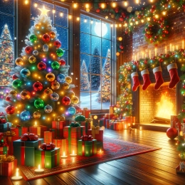 Greeting Card Heartfelt Christmas Wishes: Embrace Joy and New Dreams