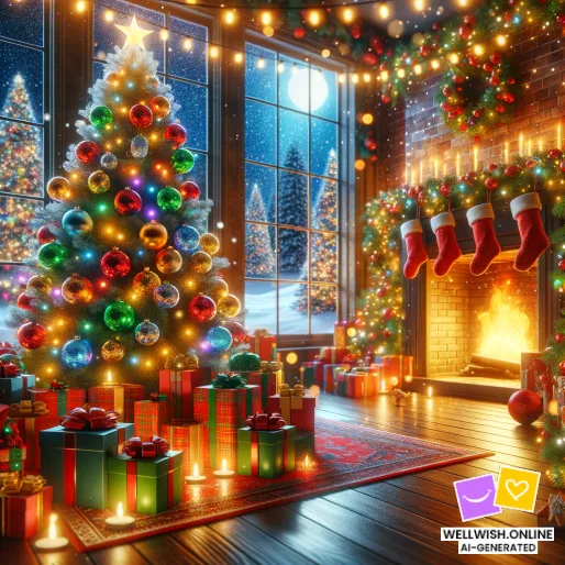 Greeting Card Heartfelt Christmas Wishes: Embrace Joy and New Dreams