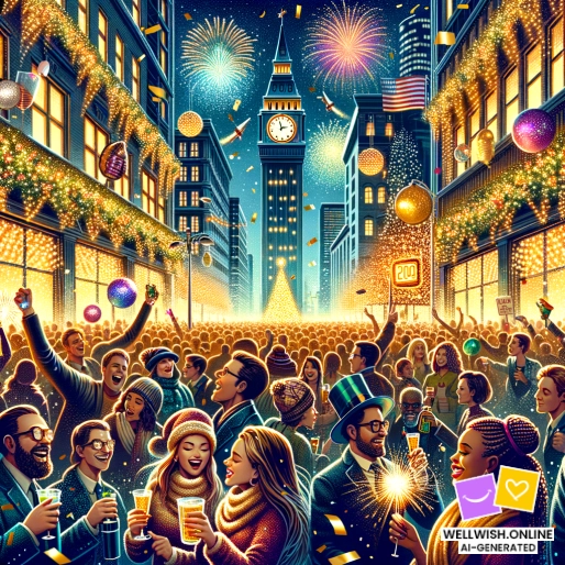 Greeting Card Embrace New Beginnings: A Year of Joy and Possibilities