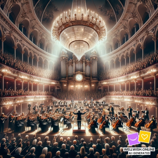 Greeting Card New Year Symphony: Embrace Joy and Fresh Beginnings