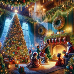 Открытка Найдите волшебство и радость в этот Рождественский день