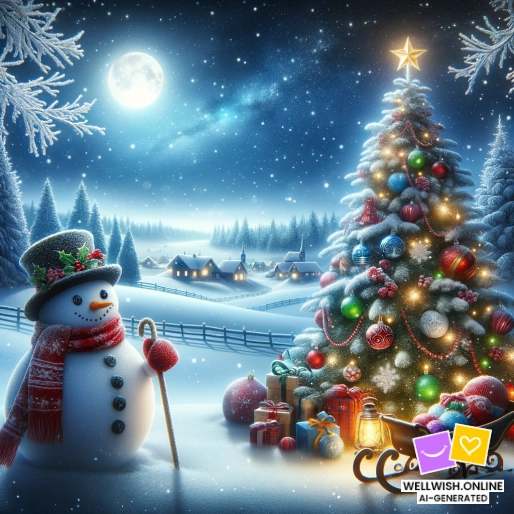 Листівка Магічний Різдвяний День: Тепло, Радість і Дорогі Спогади