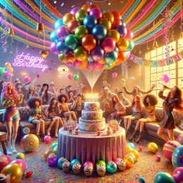 Листівка Святкуйте свій день народження з радістю, вдячністю та мріями.