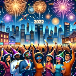 Greeting Card New Year Wishes: Embrace Joy, Adventure, and Hope