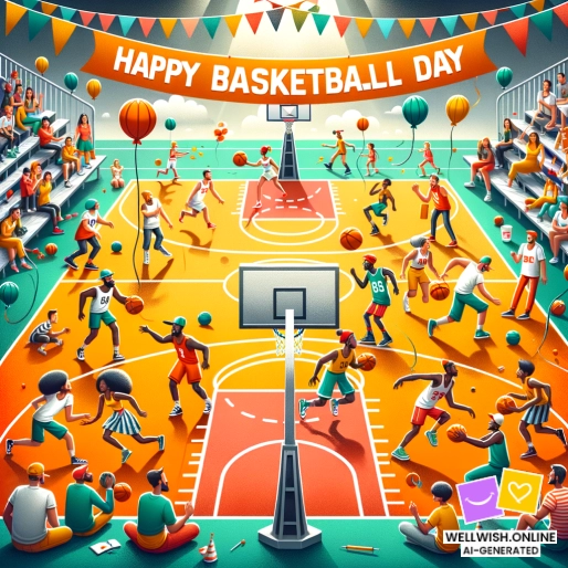 Greeting Card Celebrate Life’s Joys on the Basketball Court