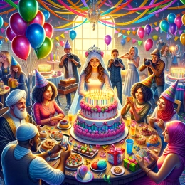 Greeting Card Celebrate Your Unique Journey: Embrace Joy and Possibilities