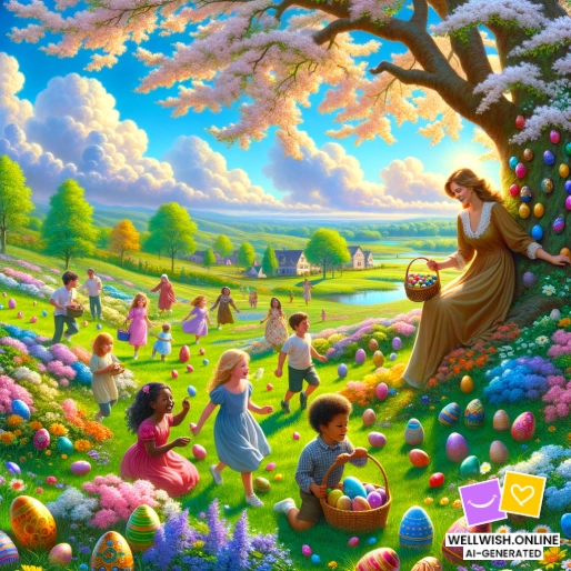Greeting Card Embrace Easter Joy: Renewal, Peace, and New Beginnings