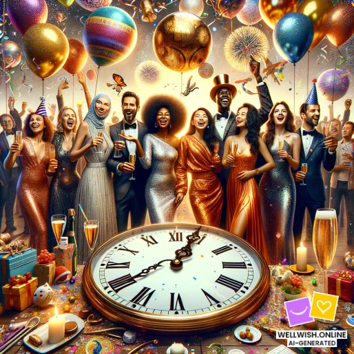 Greeting Card New Year Inspiration: Illuminate Your Path with Joy & Wonder