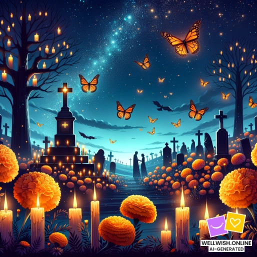 Greeting Card All Souls’ Day: Embrace Remembrance and Eternal Bonds