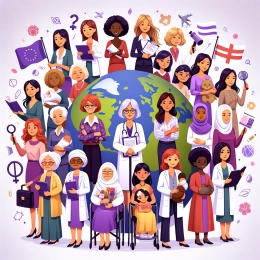 Greeting Card Celebrate Women’s Strength and Grace on International Women’s Day