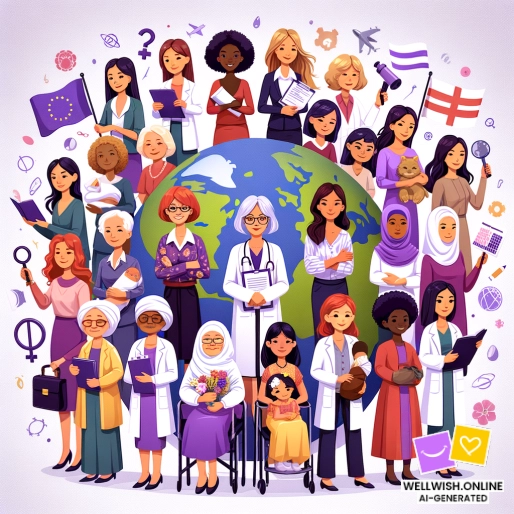 Greeting Card Celebrate Women’s Strength and Grace on International Women’s Day