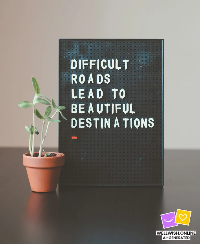 Messages for personal growth and health milestones