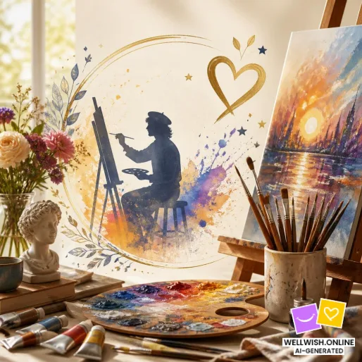 Greeting Card Celebrate the Vision and Spirit of Artists Today